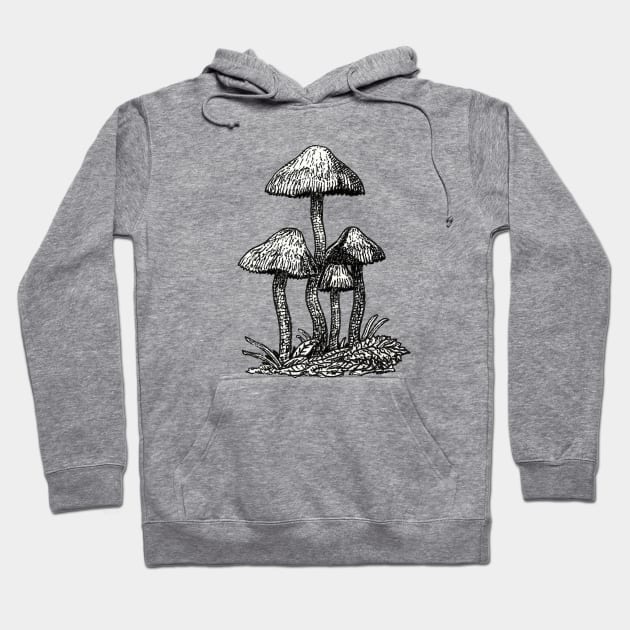 Wild mushrooms Hoodie by Bioshart